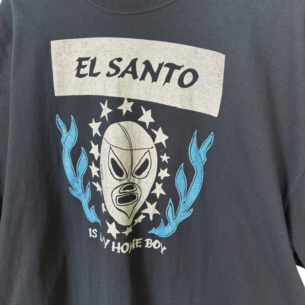 El Santo is my home boy T-Shirt Men’s 2XL Gildan - Picture 4 of 4